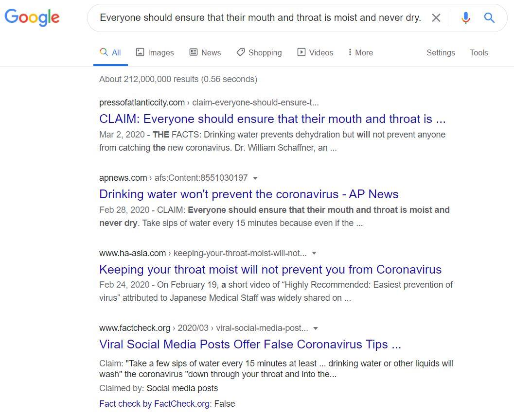 Google Fact Check